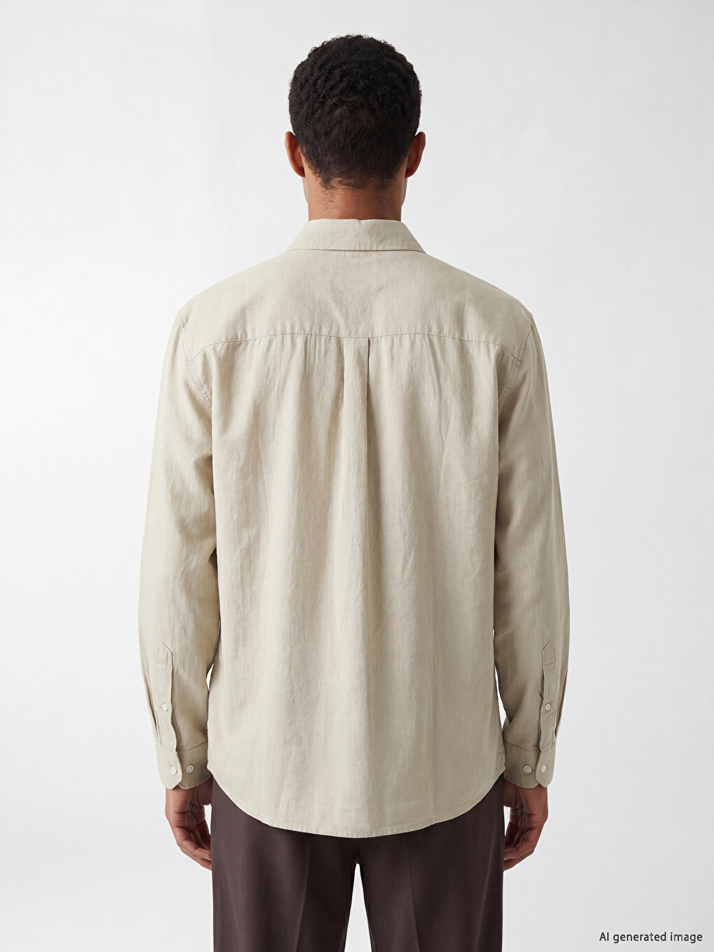 Man Green Shirt-3