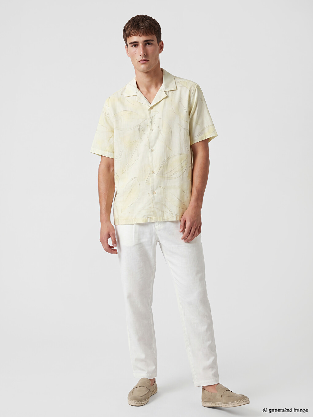 Regular Fit Patterned Men's Shirt-1