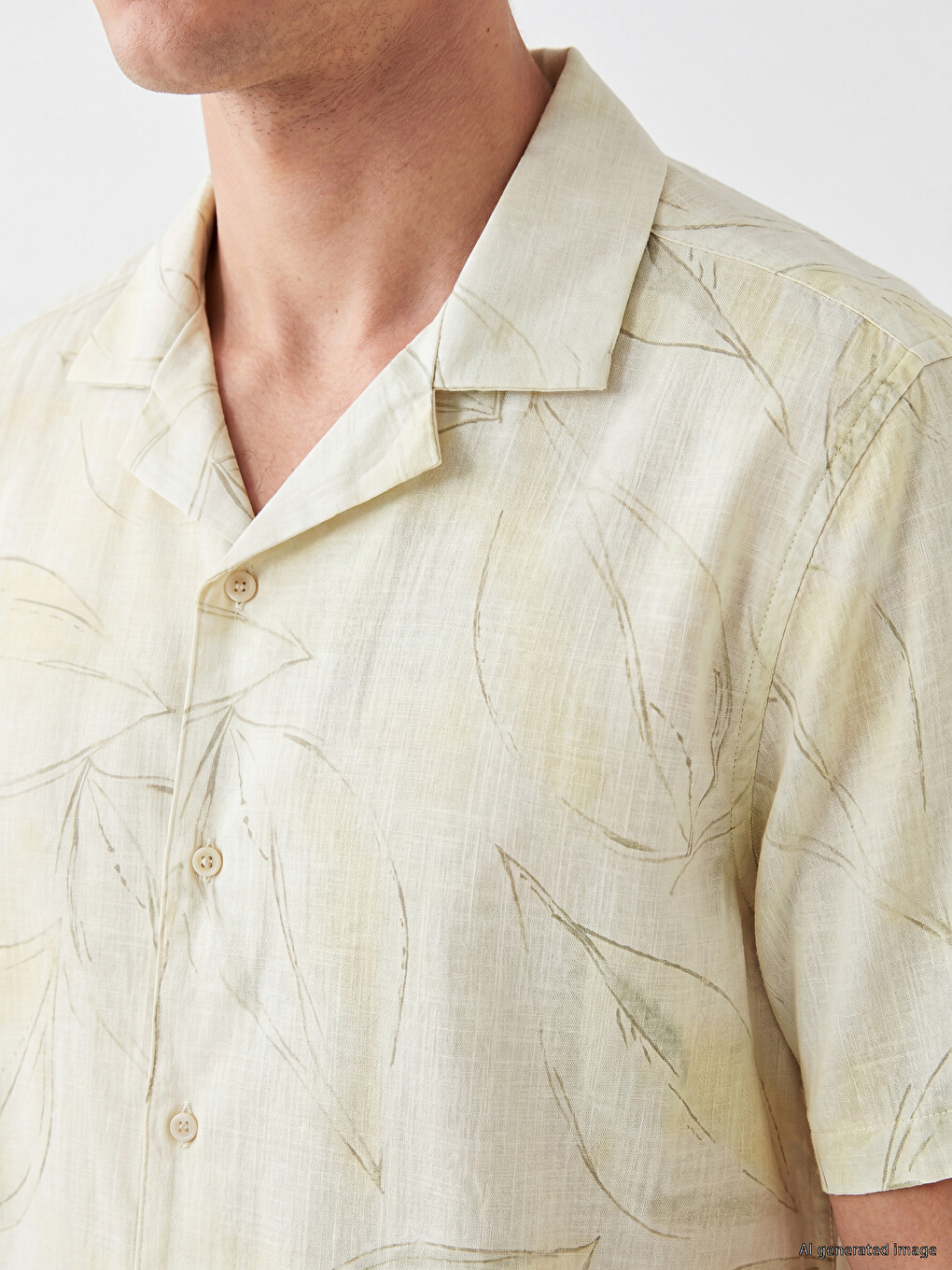 Regular Fit Patterned Men's Shirt-2