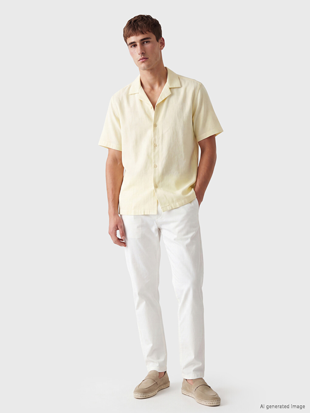 Regular Fit Dobby Men's Shirt-1