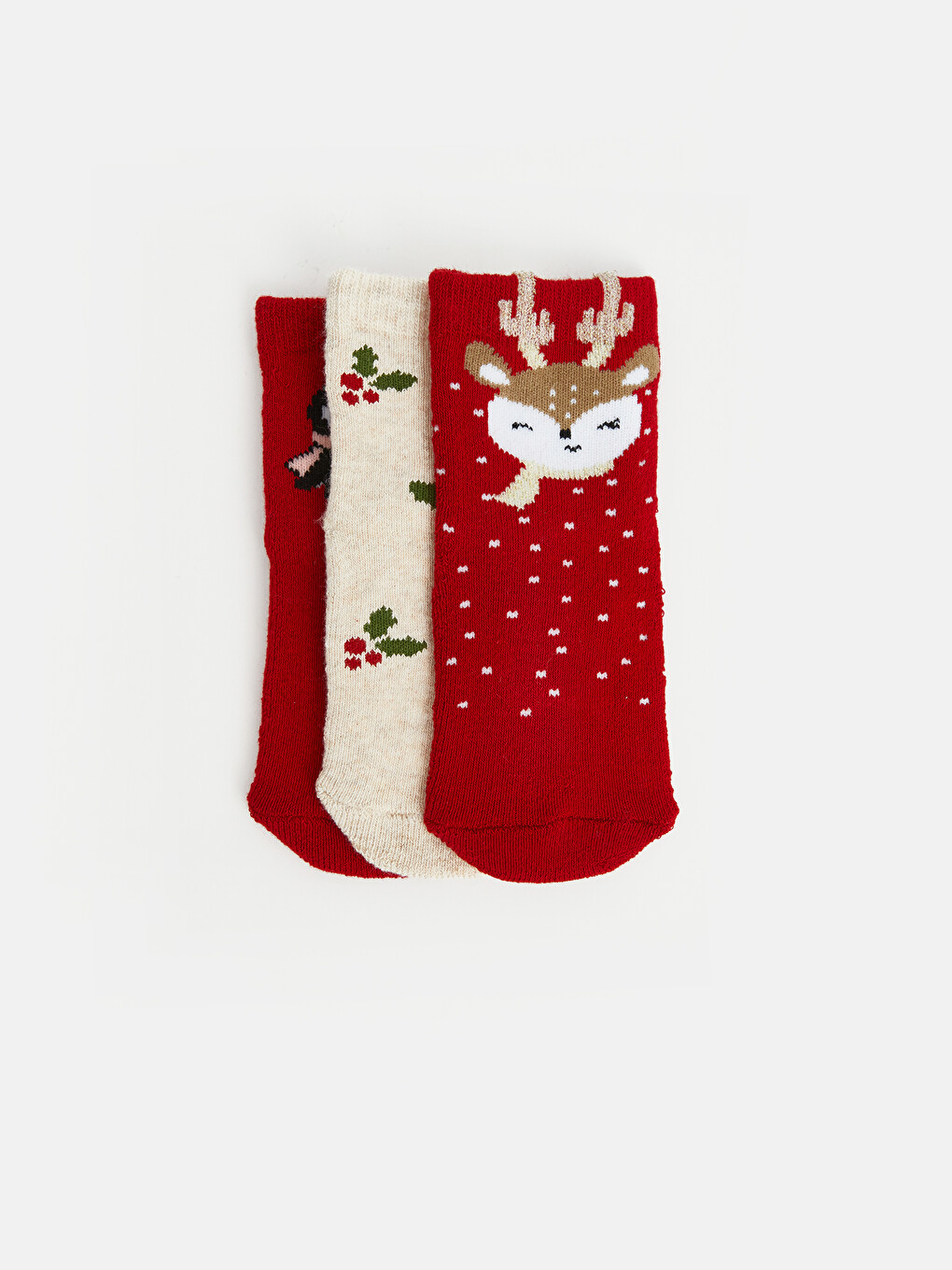 New Year Themed Baby Girls' Ankle Socks 3-pack