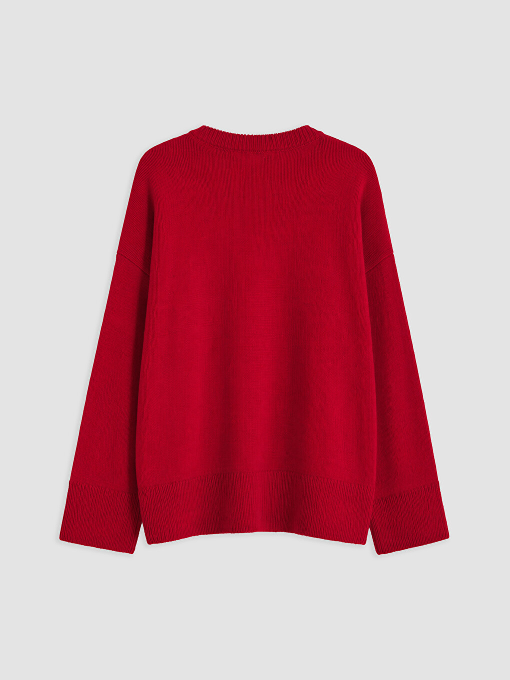 Crew Neck Oversize Women's Knitwear Sweater-5