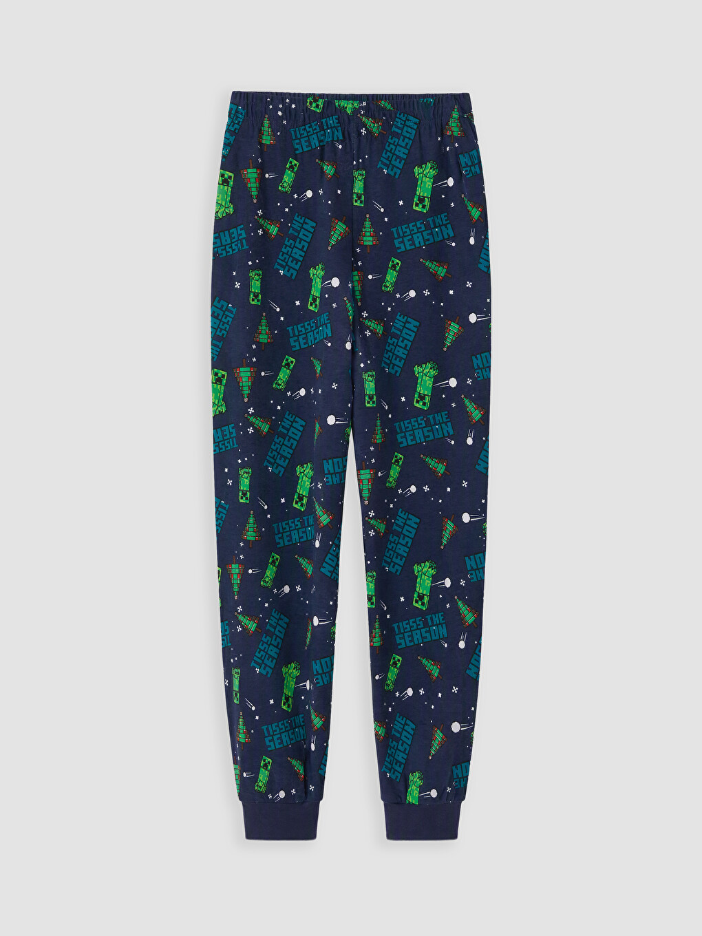 Turkuaz Minecraft Baskılı Erkek Çocuk Pijama Takım-4