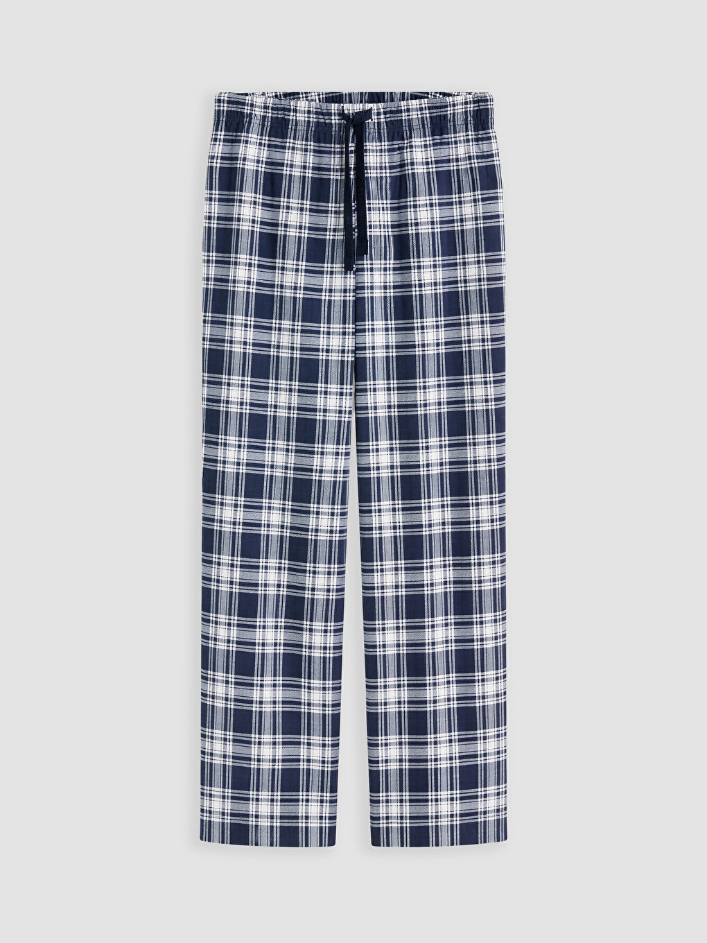 Regular Fit Plaid Men's Pyjamas Bottoms-4