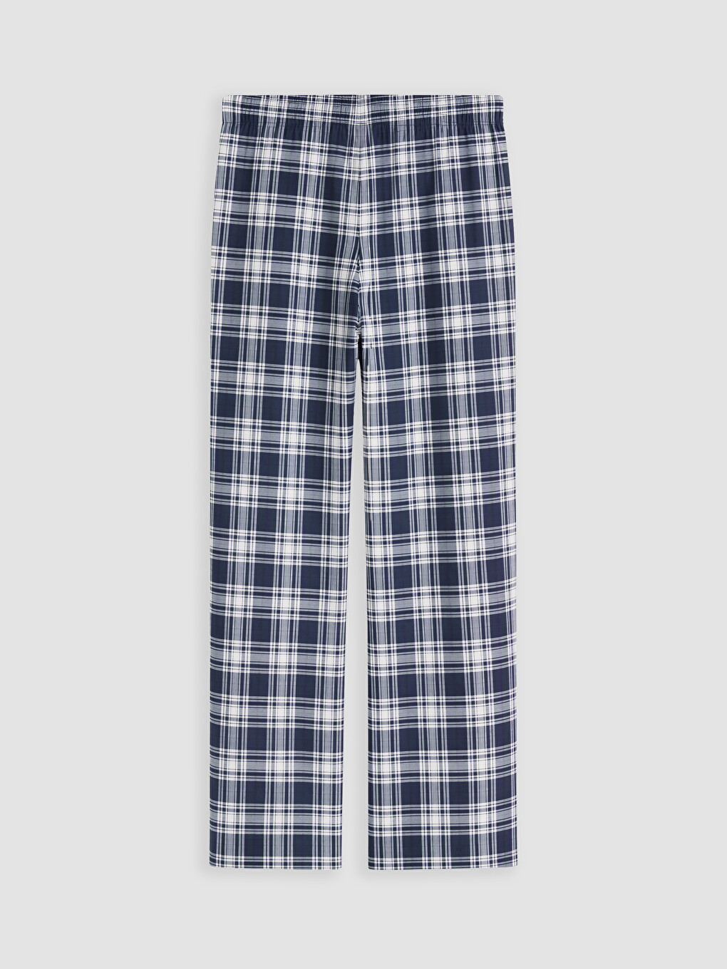 Regular Fit Plaid Men's Pyjamas Bottoms-6