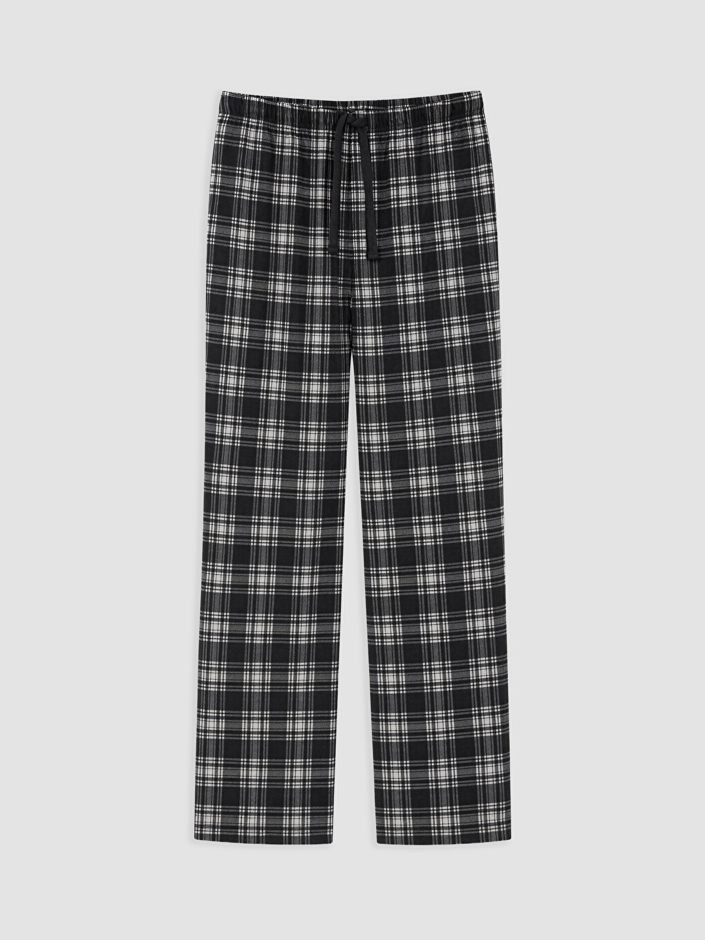 Regular Fit Plaid Men's Pyjamas Bottoms-4