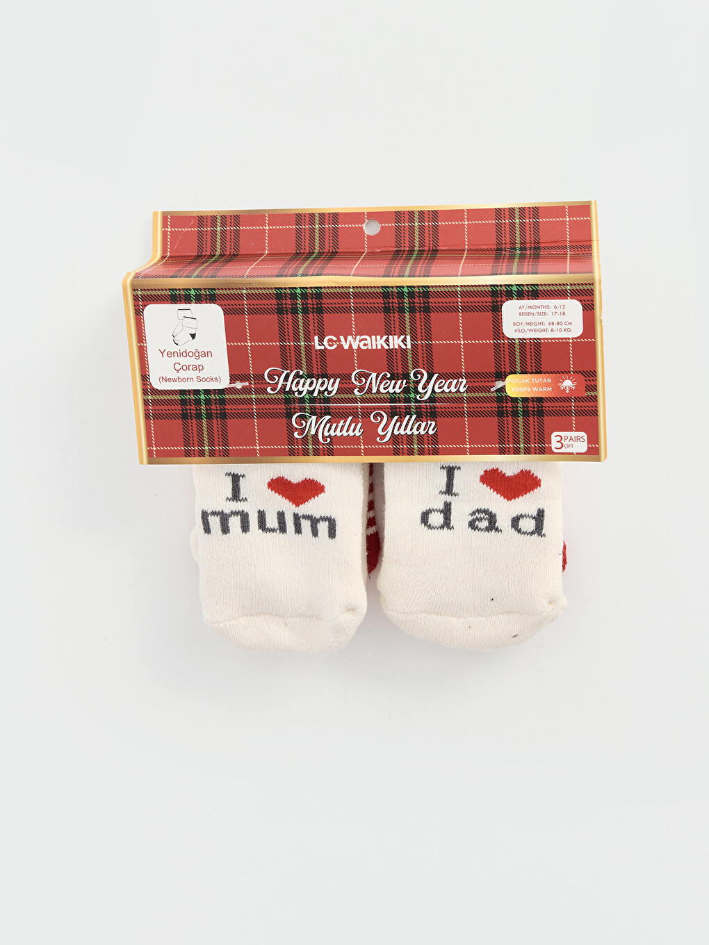 Patterned Baby Girls' Ankle Socks 3-pack-1