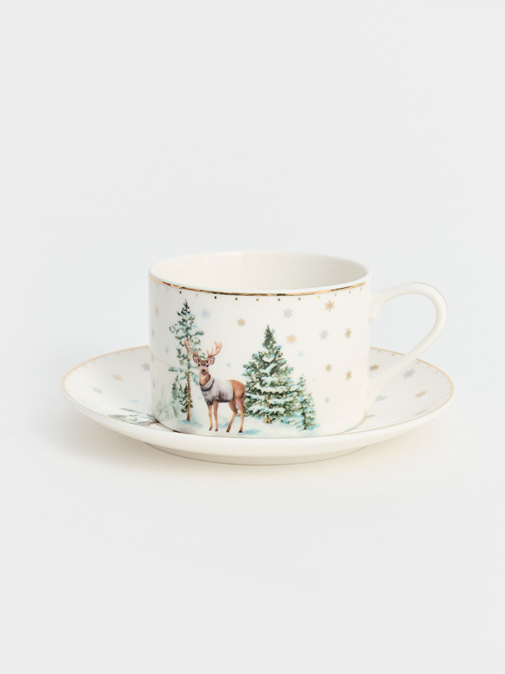 New Year Themed Patterned Coffee Cup Set-1