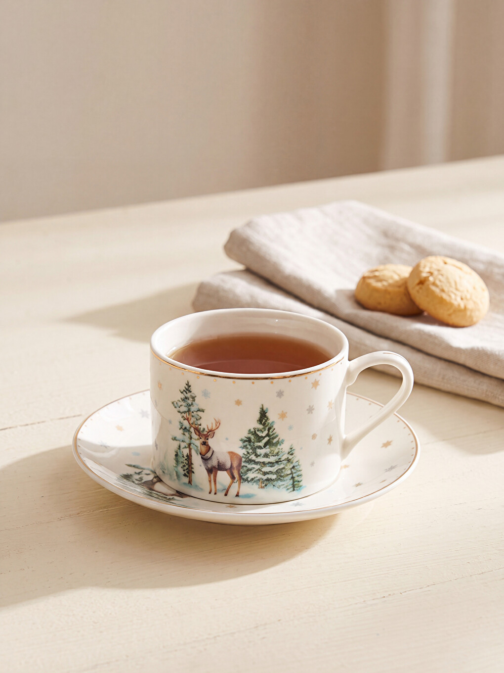 New Year Themed Patterned Coffee Cup Set