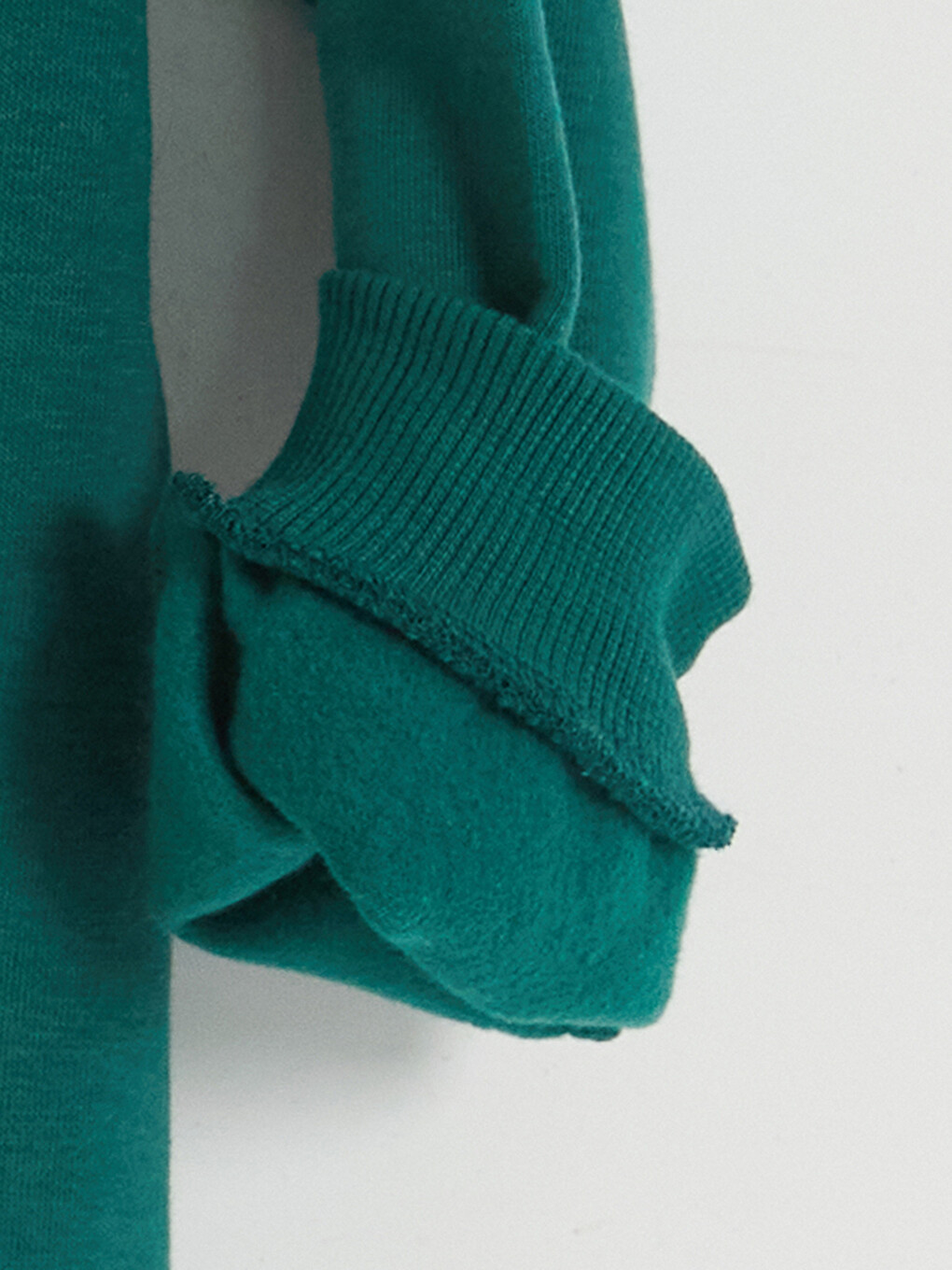 Yeşil Baskılı Kalın Erkek Çocuk Sweatshirt-1