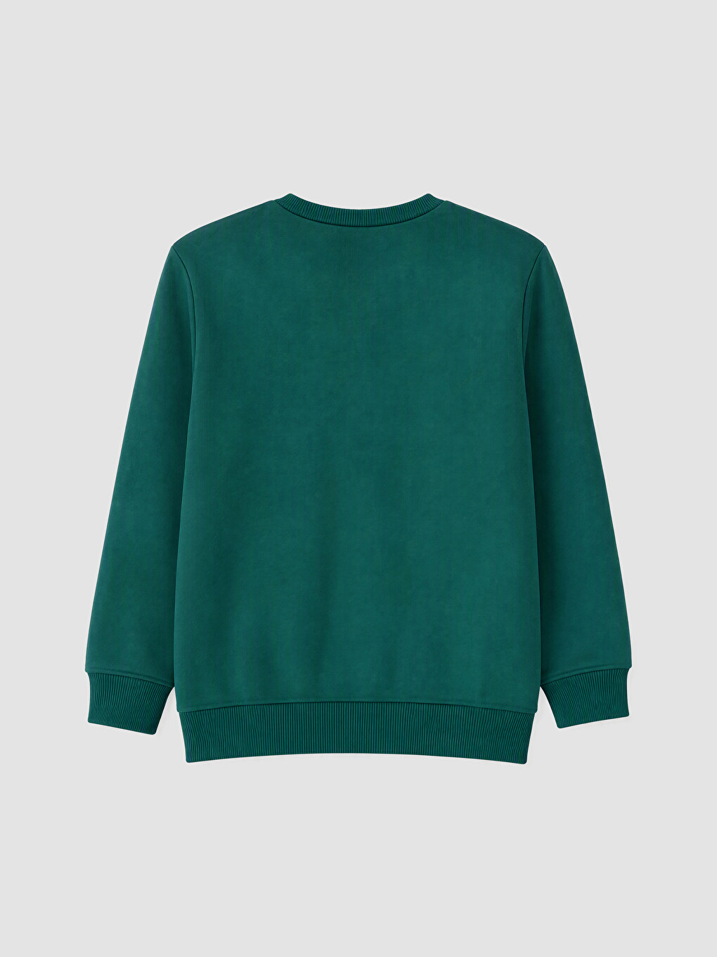 Yeşil Baskılı Kalın Erkek Çocuk Sweatshirt-3