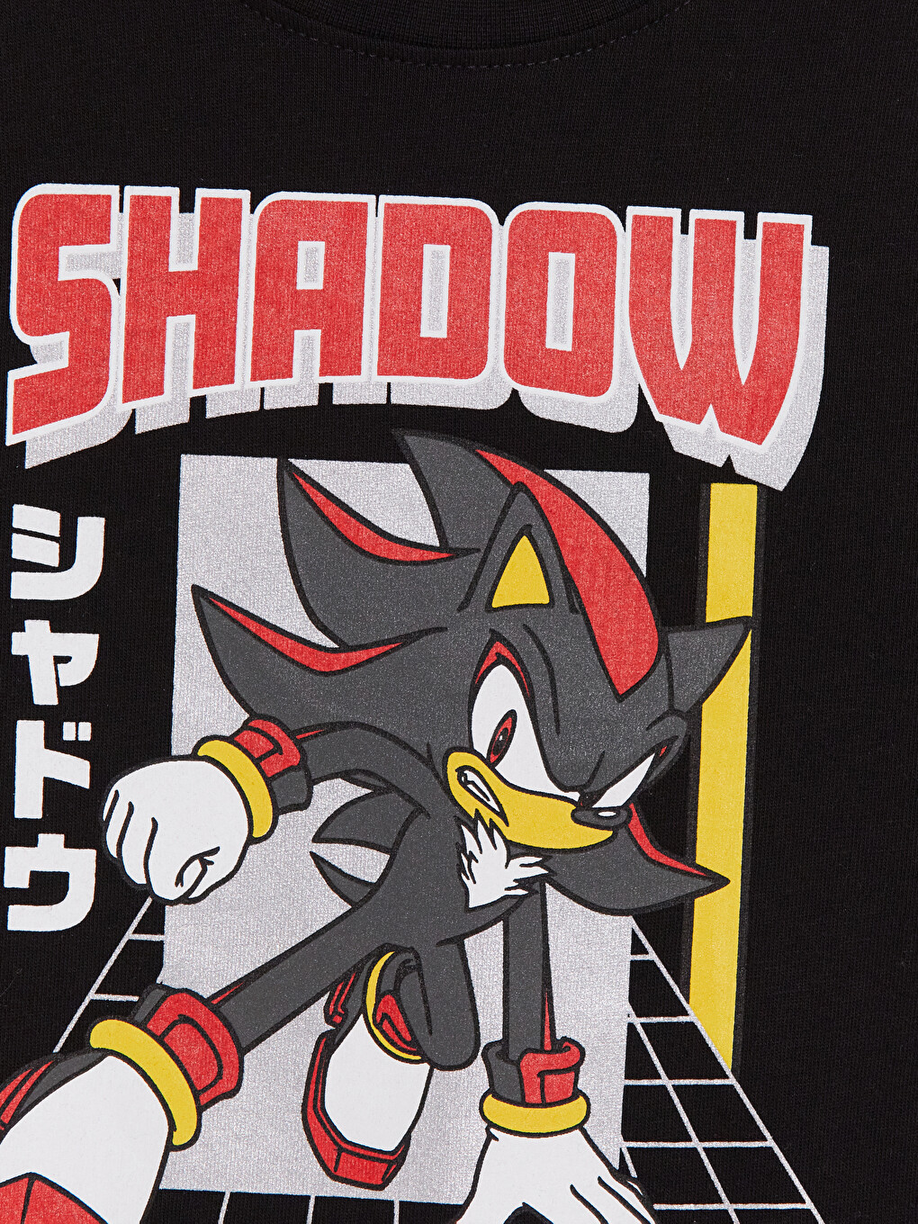Crew Neck Sonic Printed Boys' Sweatshirt-1