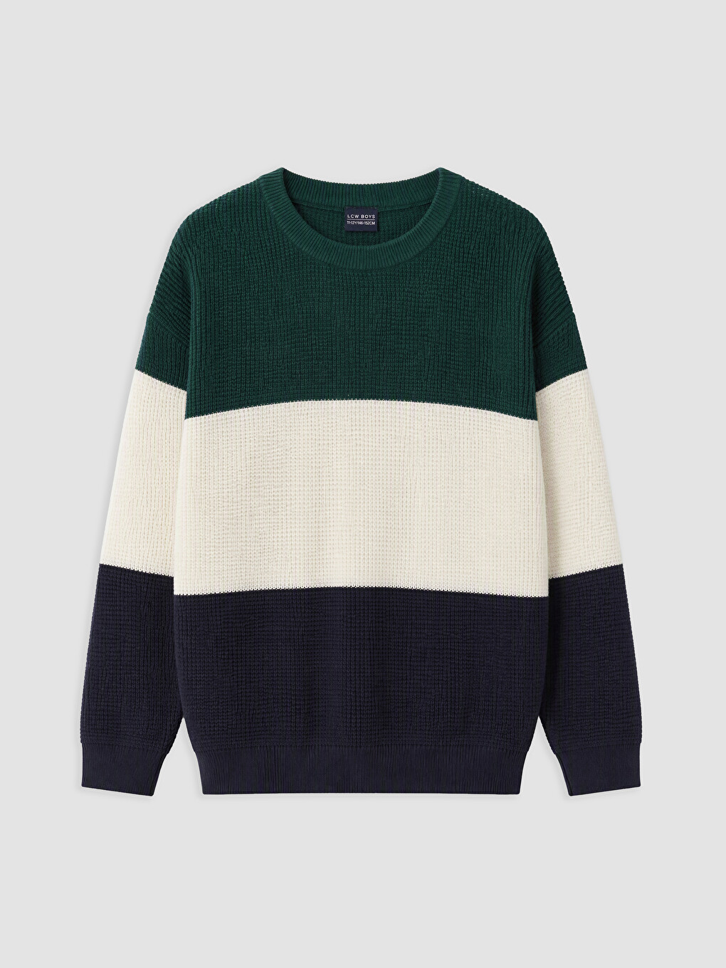 Color Blocked Boys' Knitwear Sweater