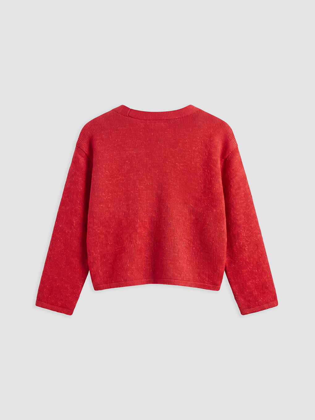 Flower Embroidered Girls' Knitwear Cardigan-1