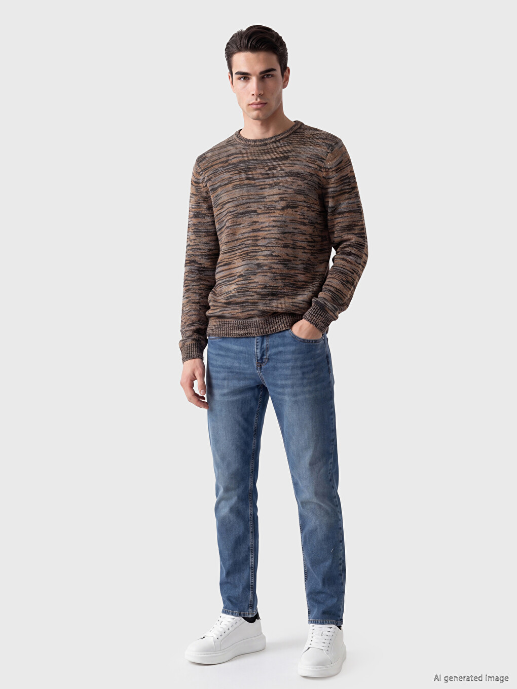 Man Grey Sweater-1