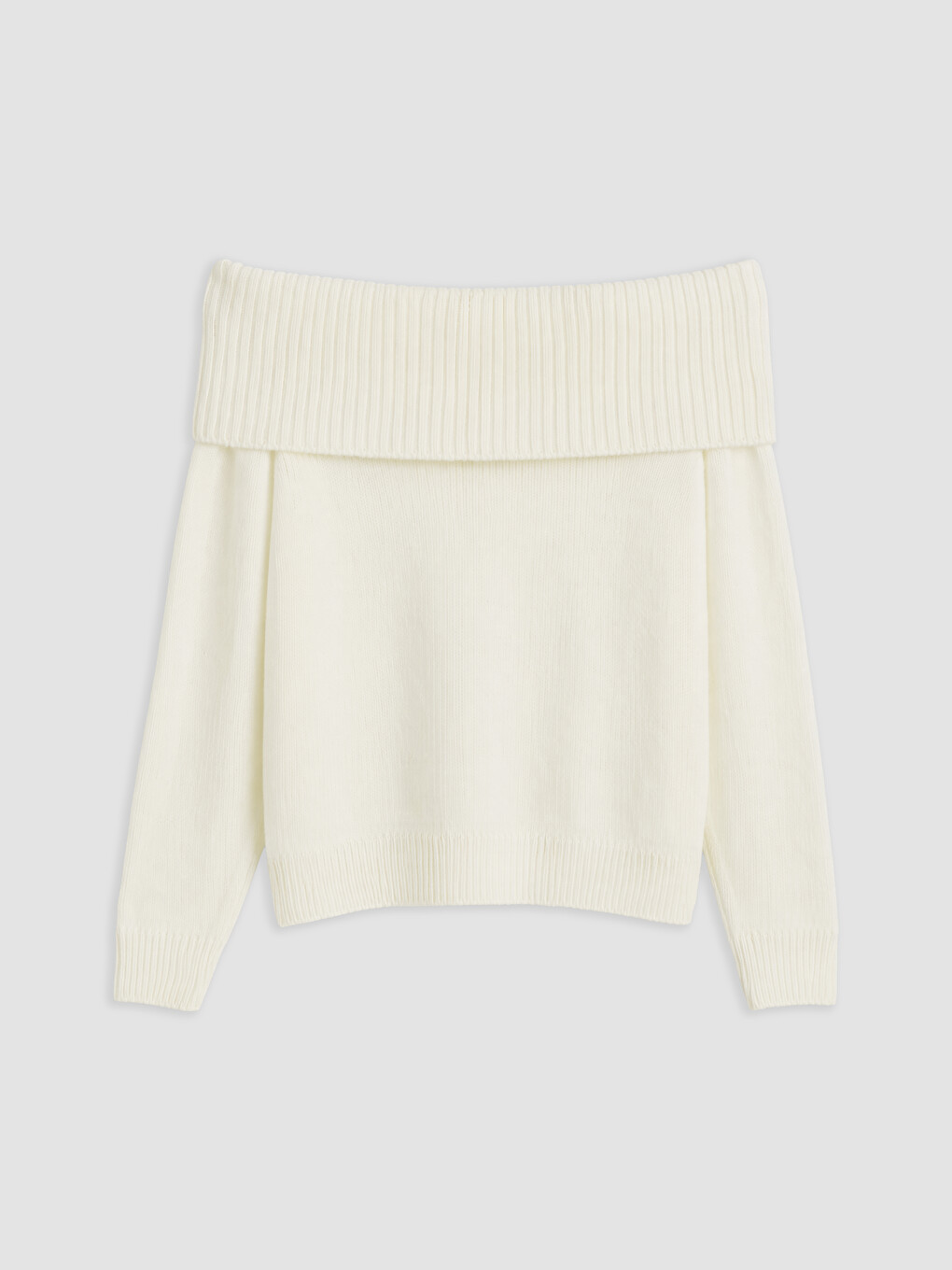 Slash Neck Women's Knitwear Sweater-4