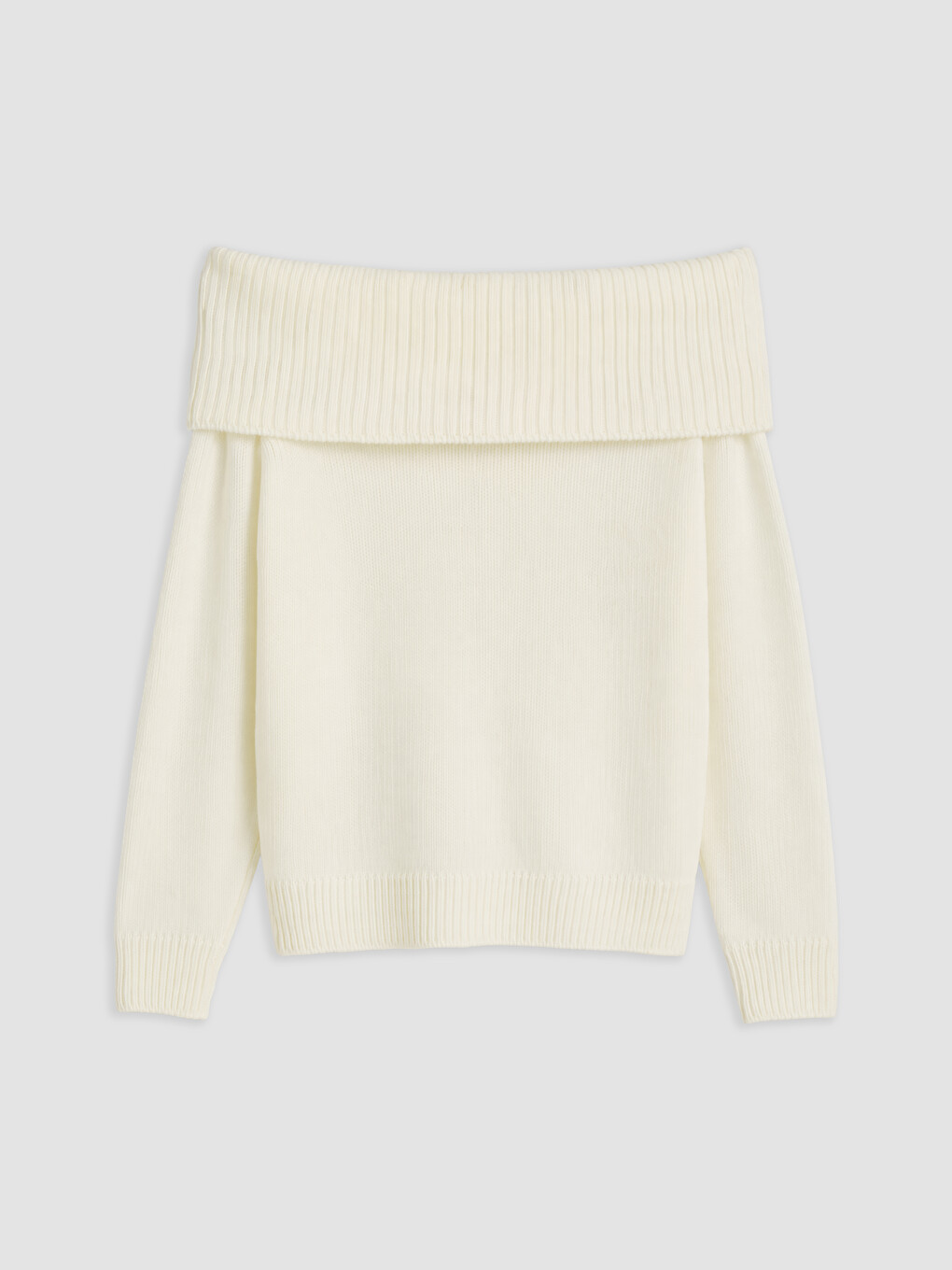 Slash Neck Women's Knitwear Sweater-5