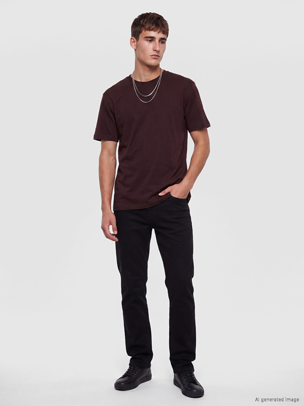 Siyah 779 Regular Fit Erkek Jean Pantolon-1