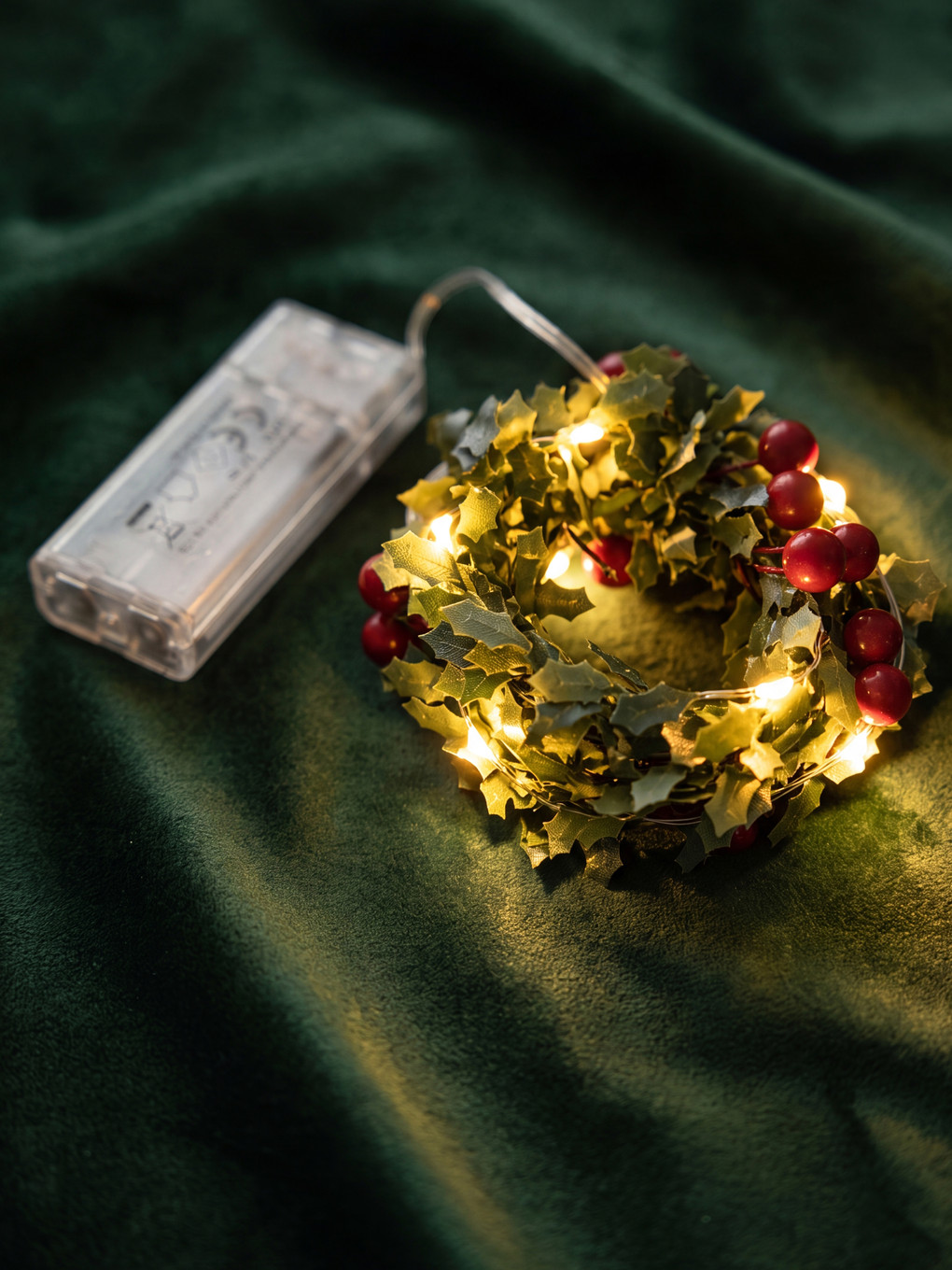 New Year Themed Led Lighted Garland