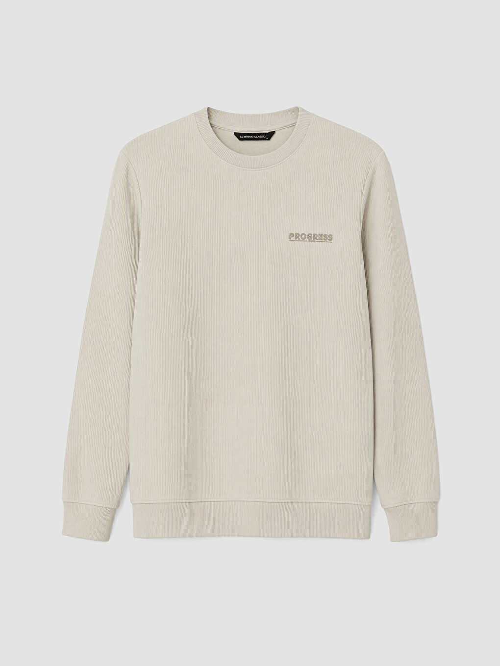 Crew Neck Printed Men's Sweatshirt