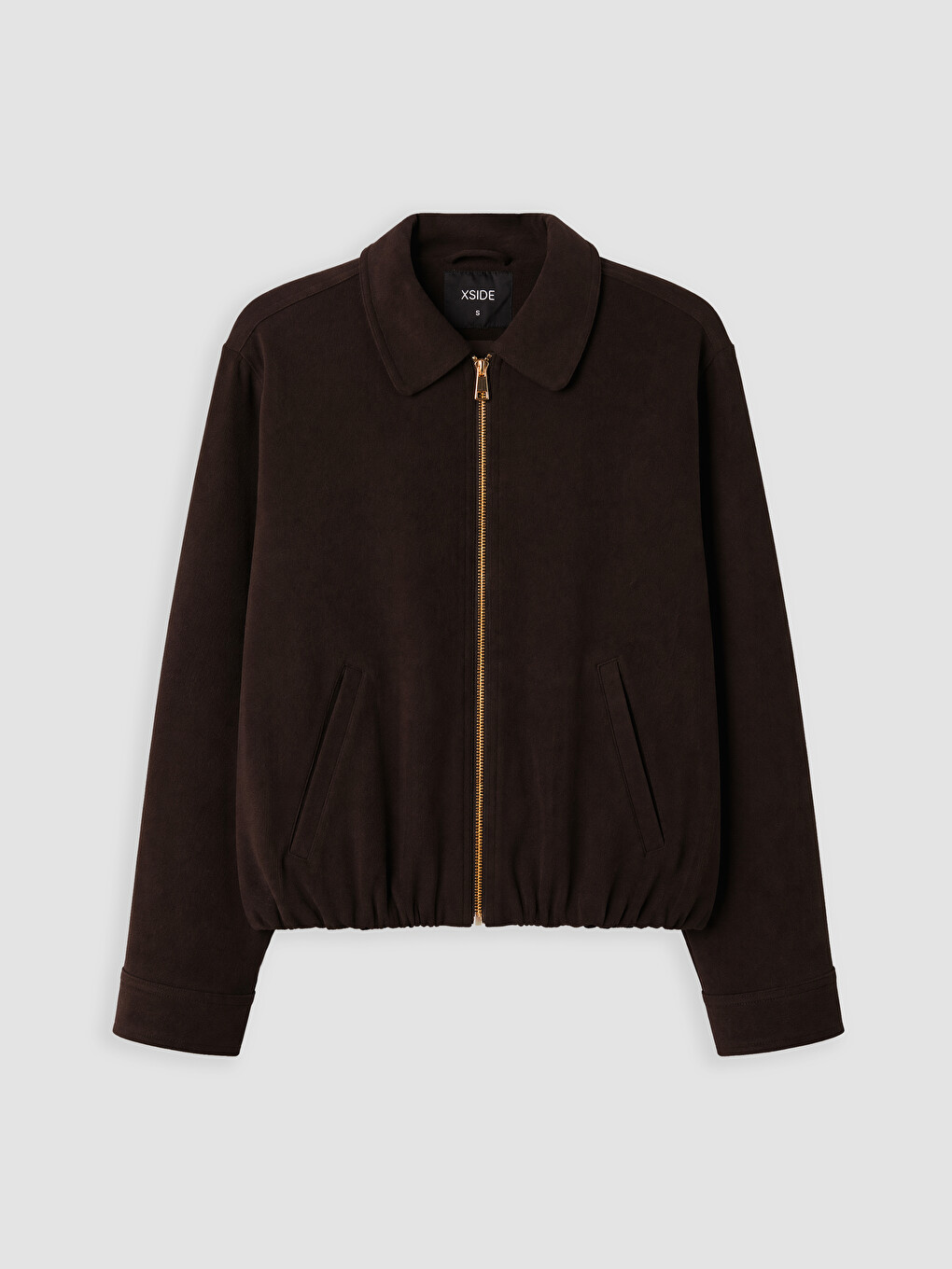 Woman Brown Coat-5