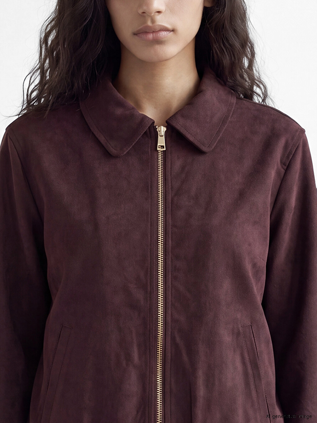 Shirt Collar Women's Jacket-2