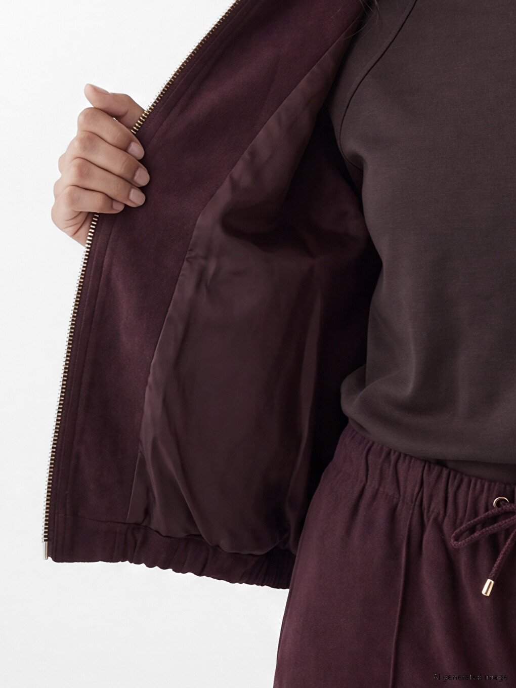 Shirt Collar Women's Jacket-3