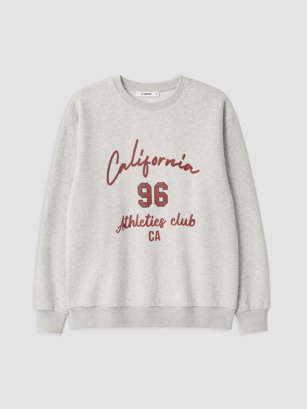 California Printed Oversize Women's Sweatshirt-4