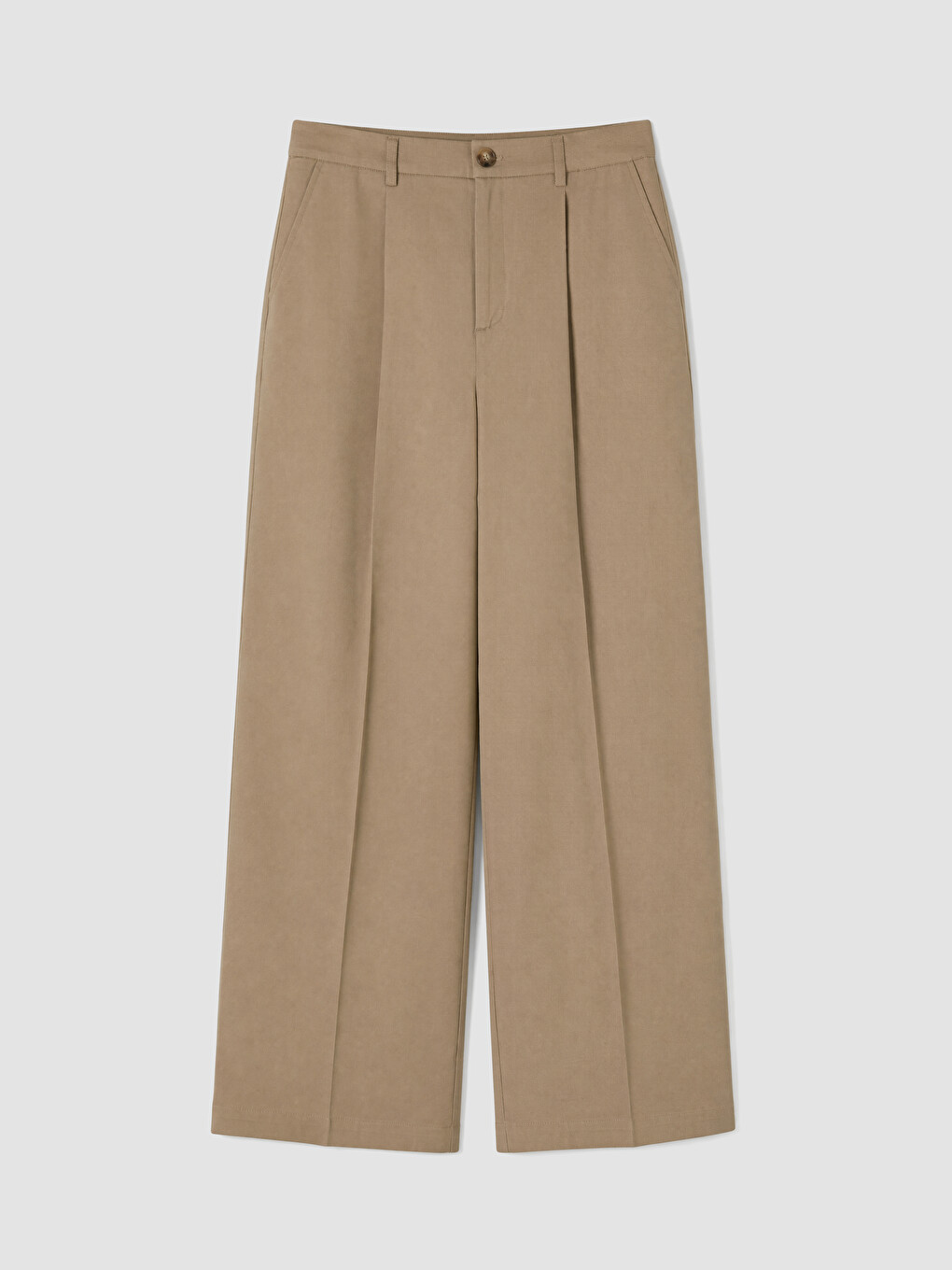 Pantalons De Costume Beige Femme