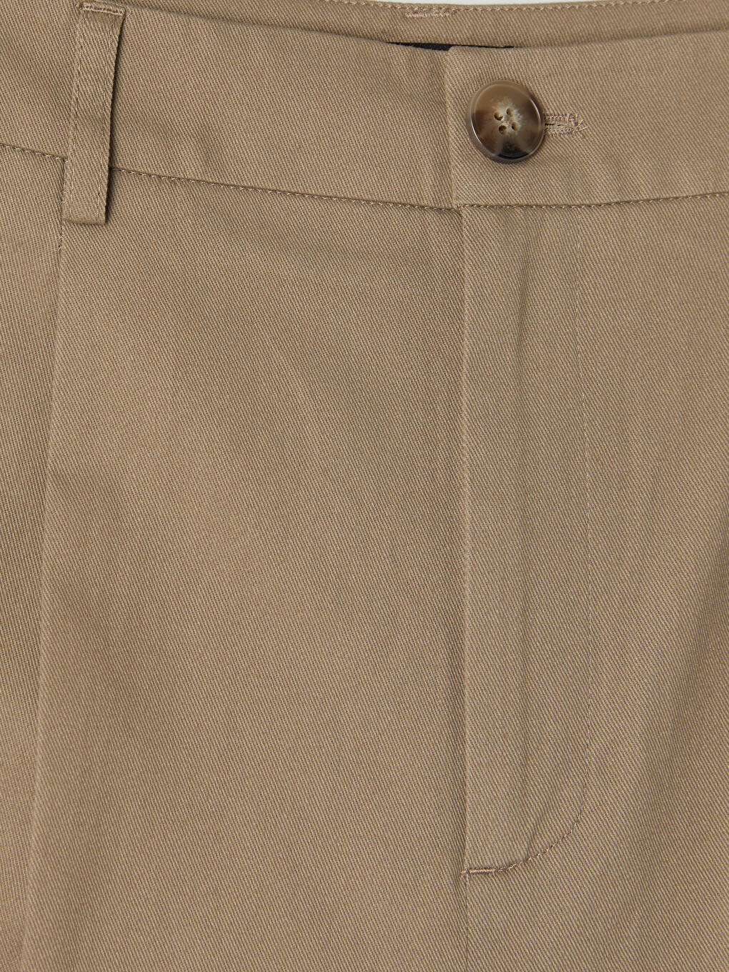 Pantalons De Costume Beige Femme-1