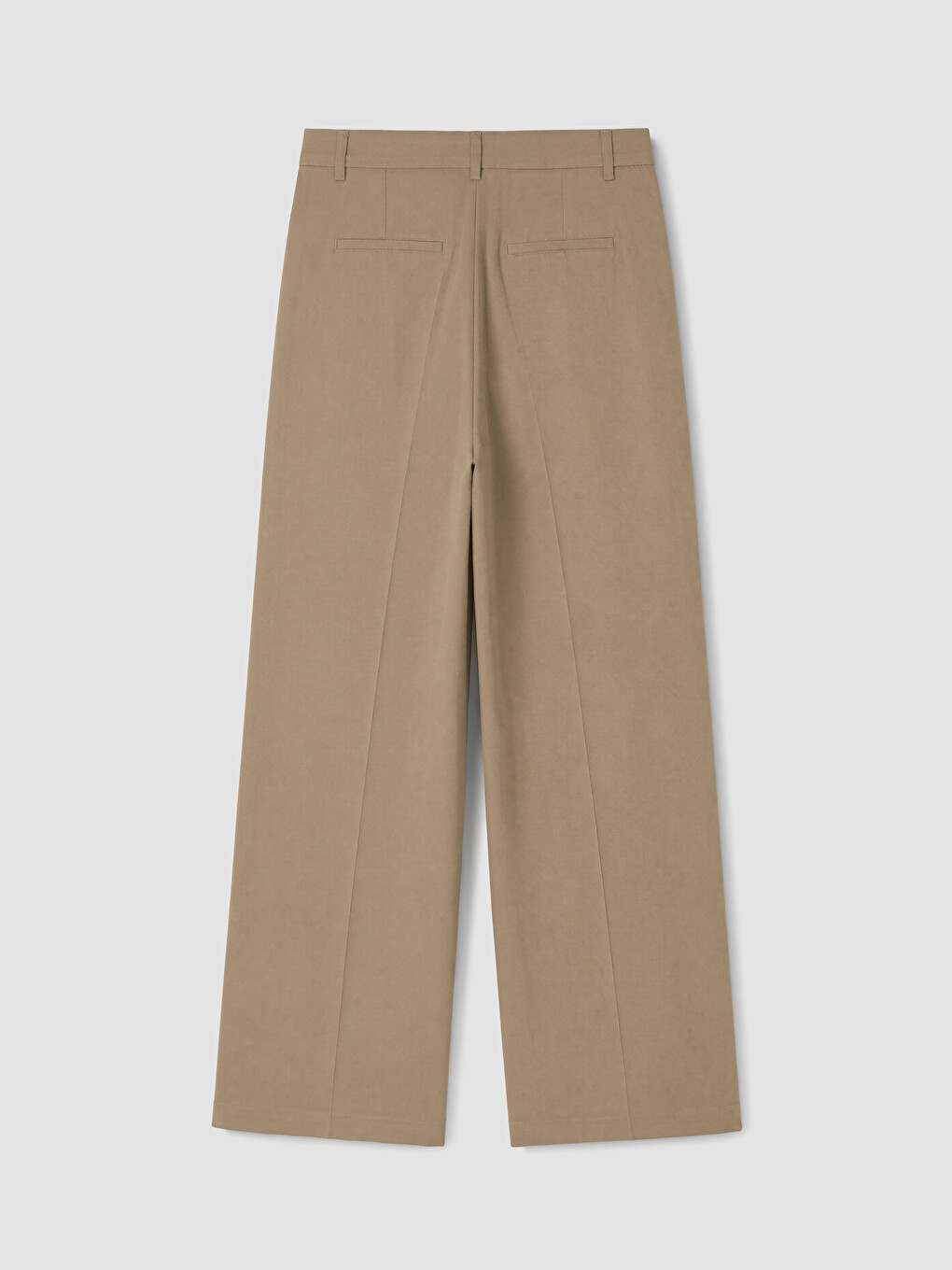 Pantalons De Costume Beige Femme-2