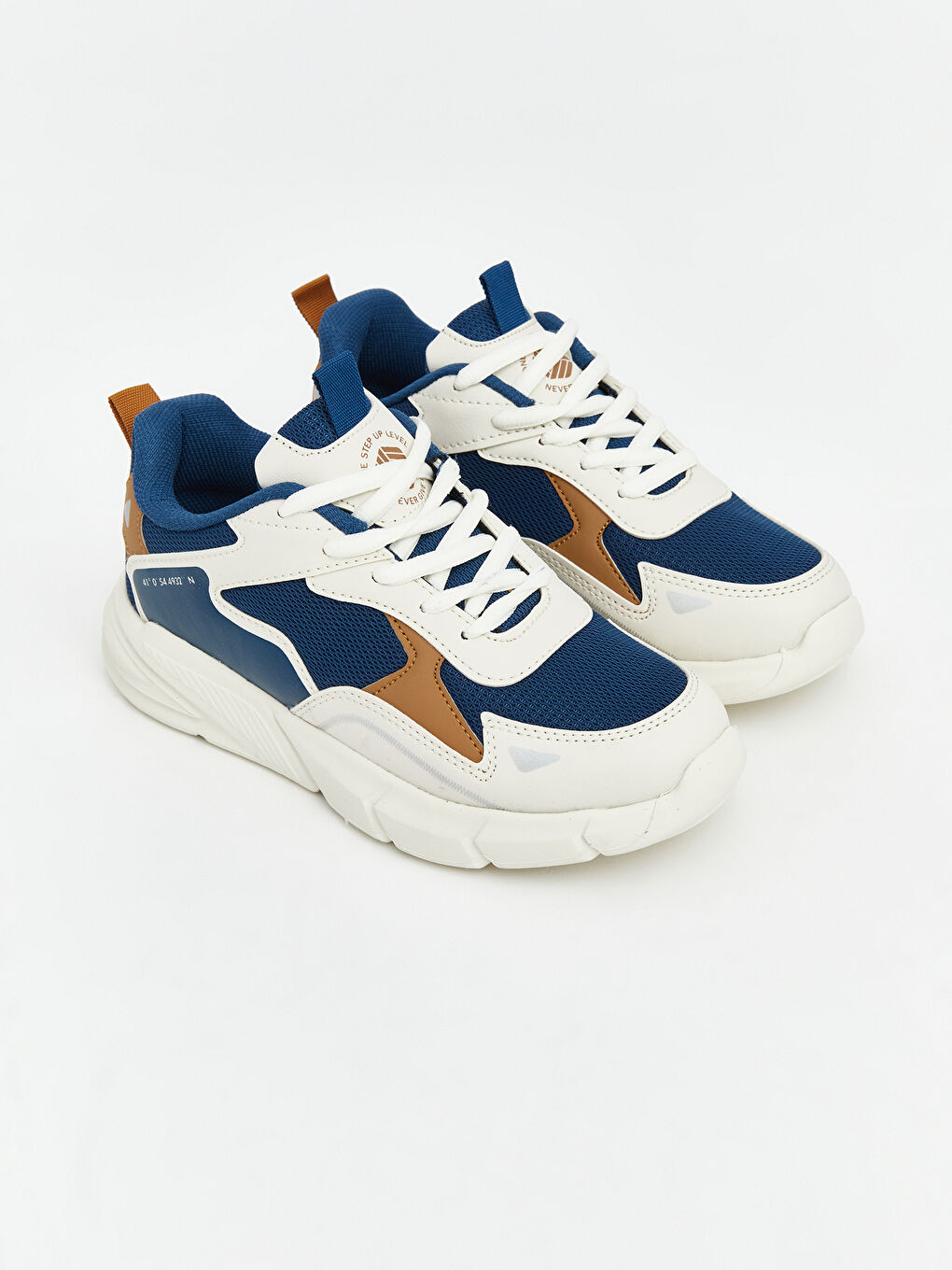 Bej Fileli Erkek Çocuk Spor Ayakkabı