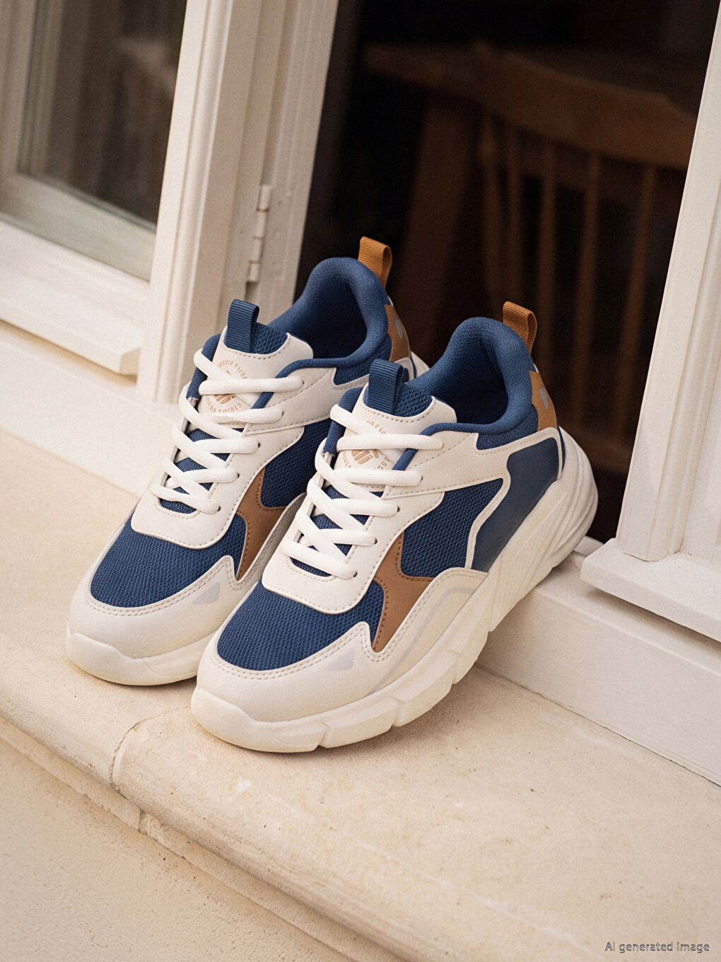 Mesh Detail Boys' Sneaker-1