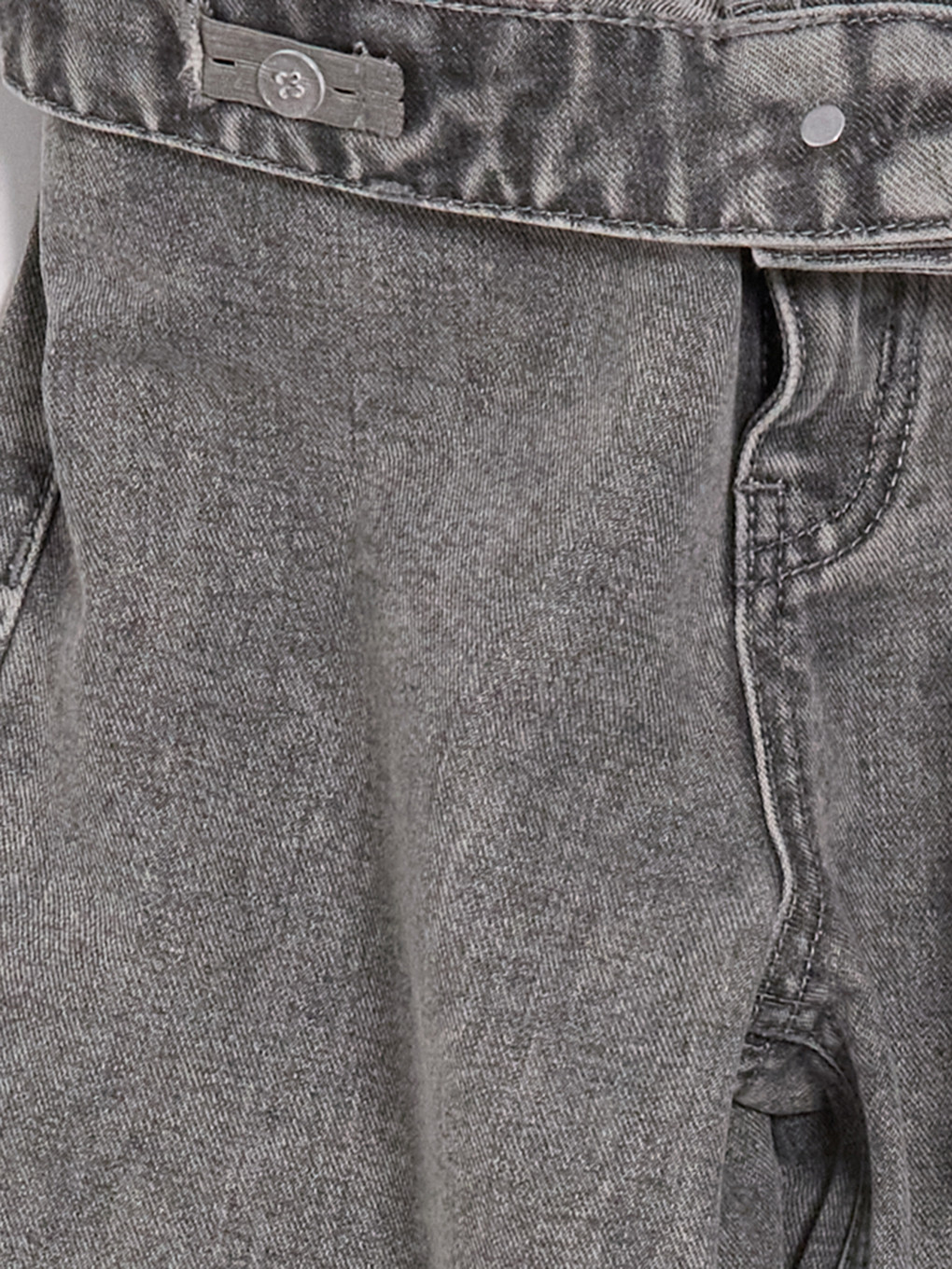 Wideleg Rhinestone Embellished Girls' Jeans-3