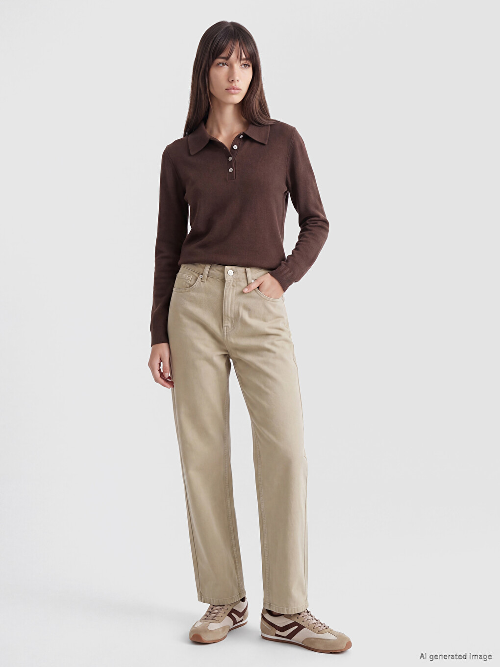 High Waist Straight Jean
