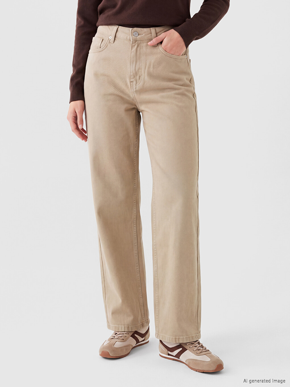 High Waist Straight Jean-1