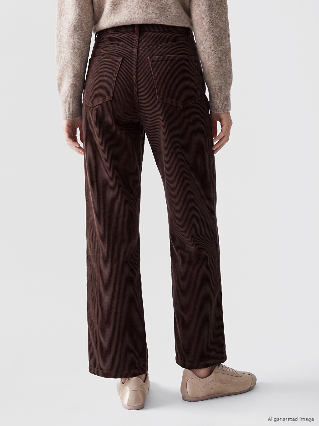 Regular Fit Ženske Pantalone-3