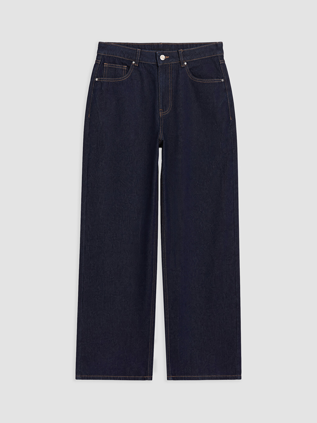 Straight Fit Kadın Jean Pantolon-4