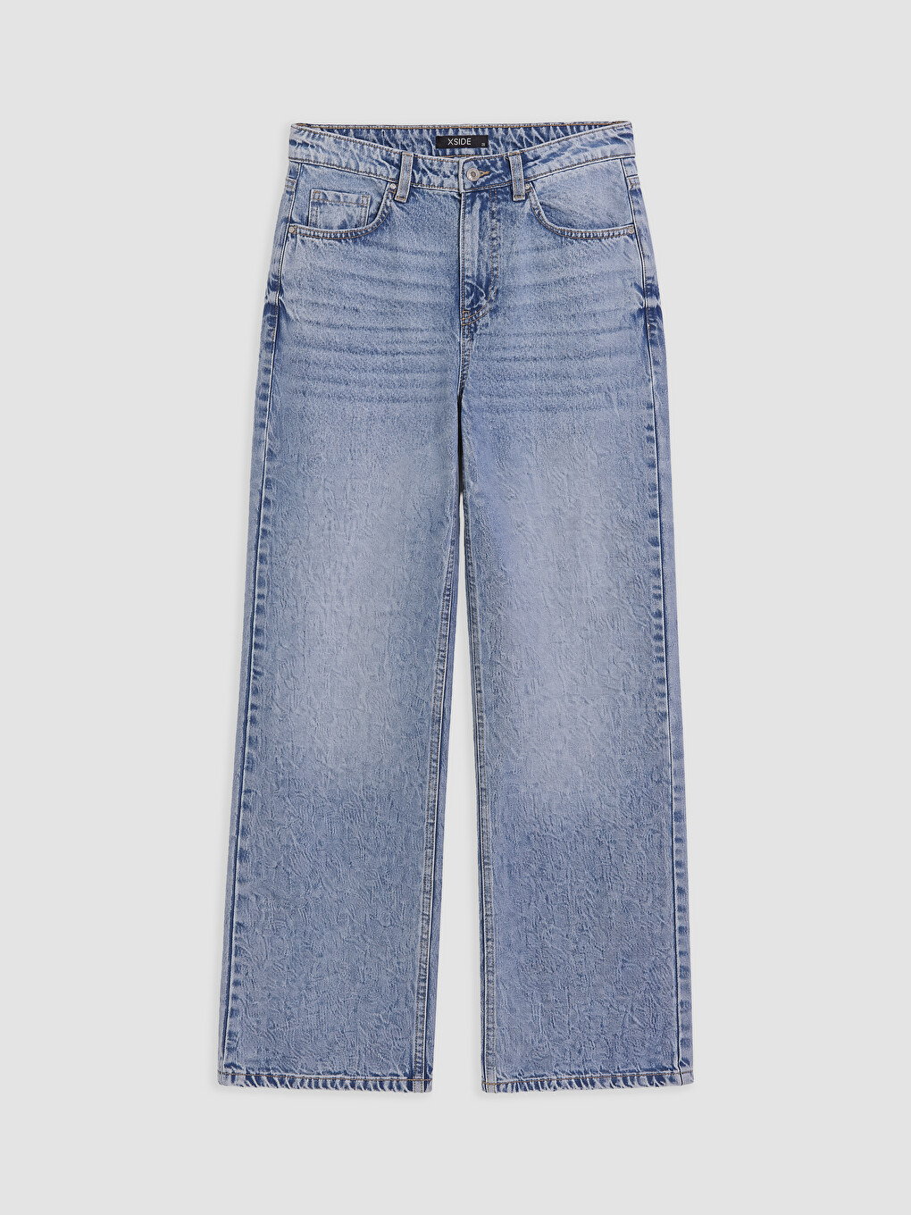 Straight Fit Kadın Jean Pantolon-4