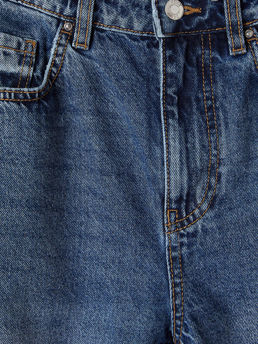 Straight Fit Kadın Jean Pantolon-5