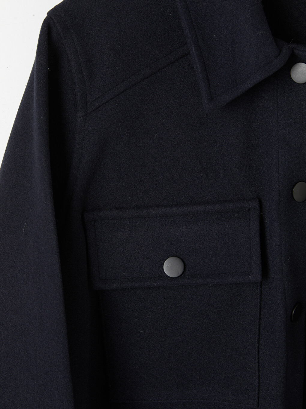 Woman Navy Overshirt-6