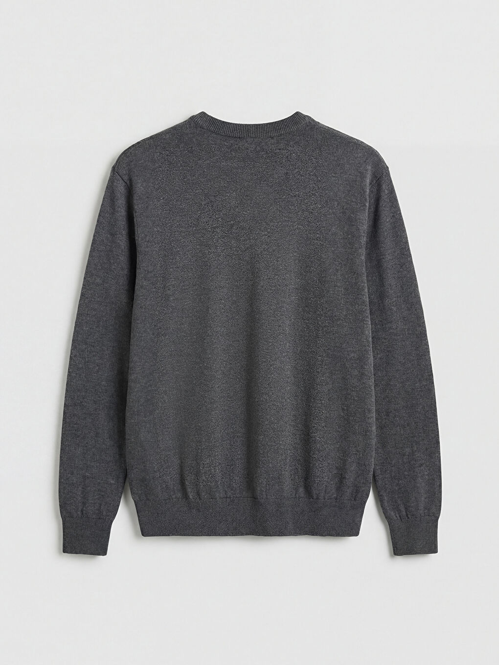 Antrasit Bisiklet Yaka Erkek Triko Kazak-1