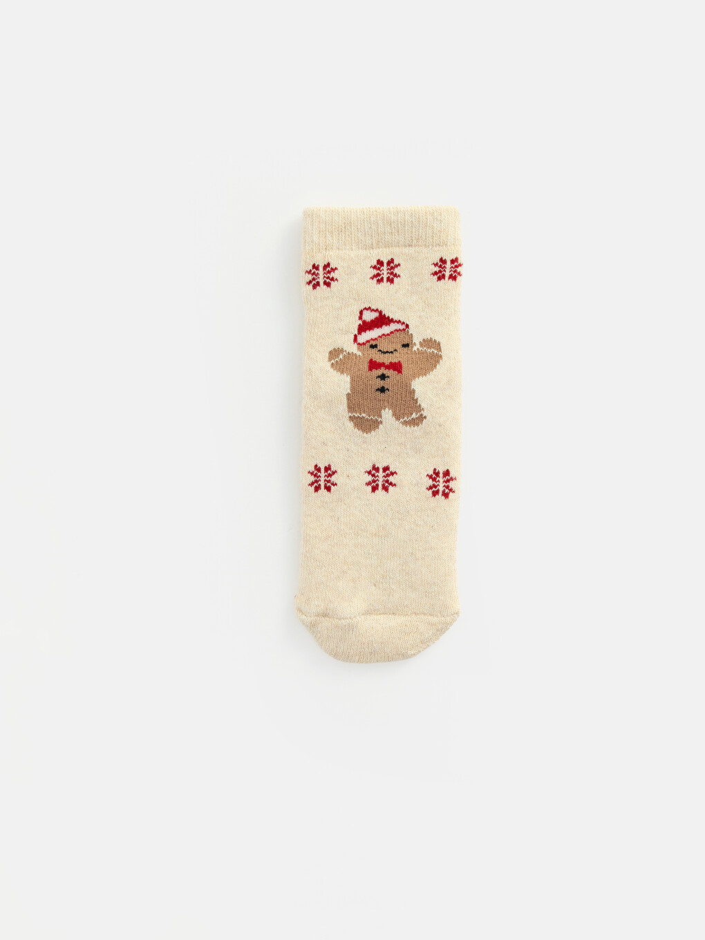 Baby Boy Ecru Ankle Socks-1
