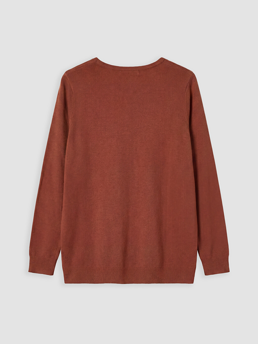 V Neck Accessory Detailed Women's Knitwear Sweater-5