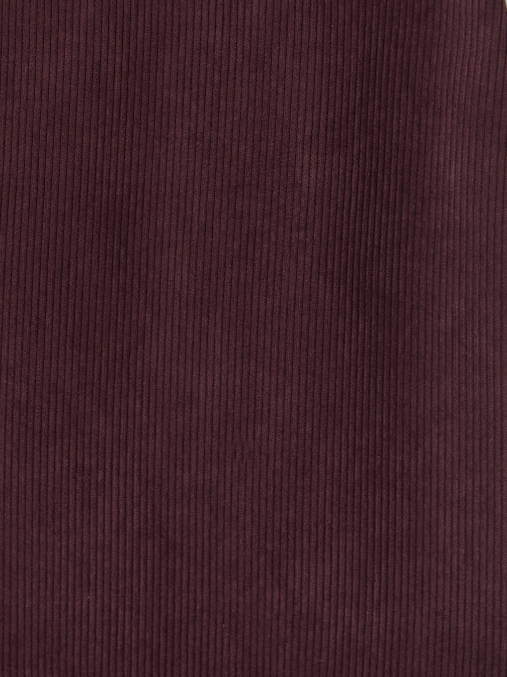Waist Zippered Velvet Mini Skirt-6