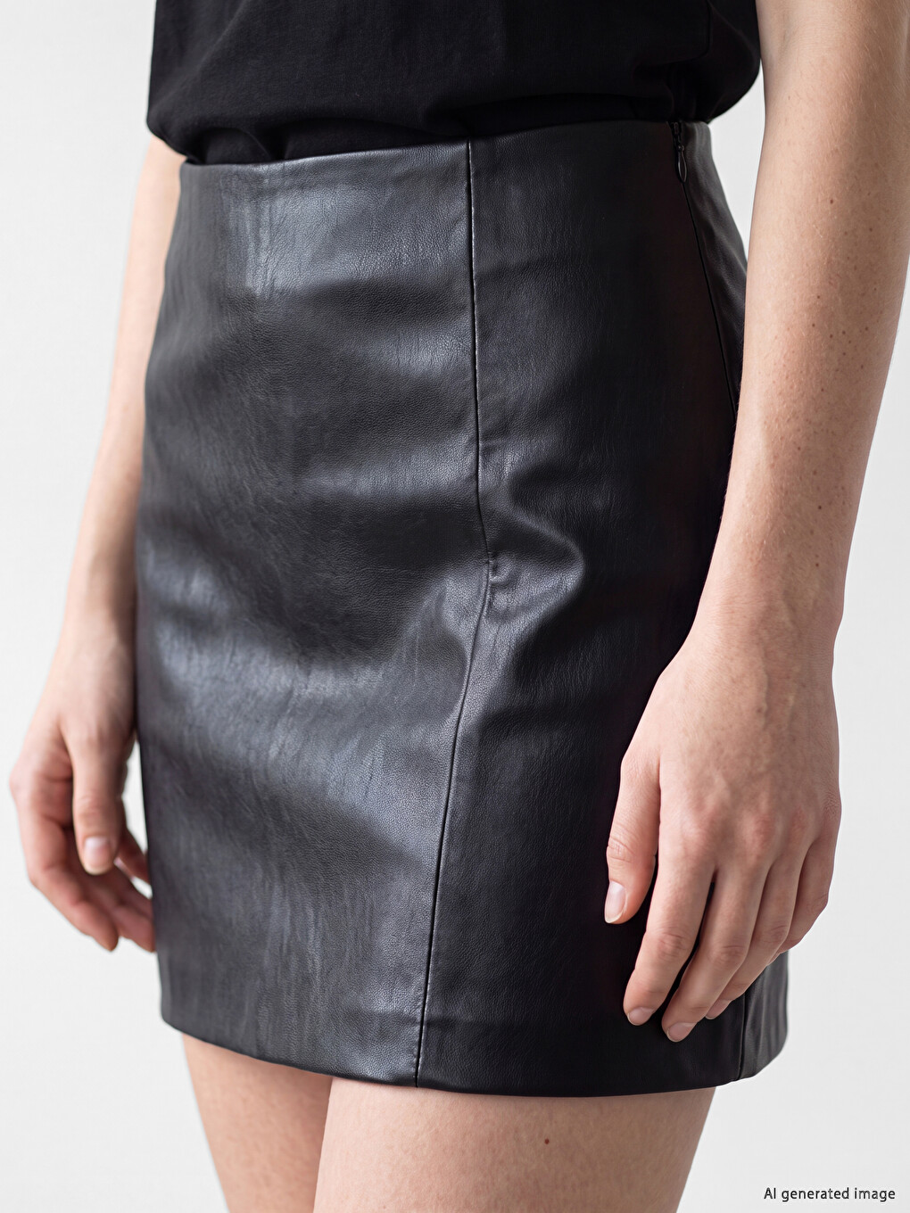Woman Black Skort-2