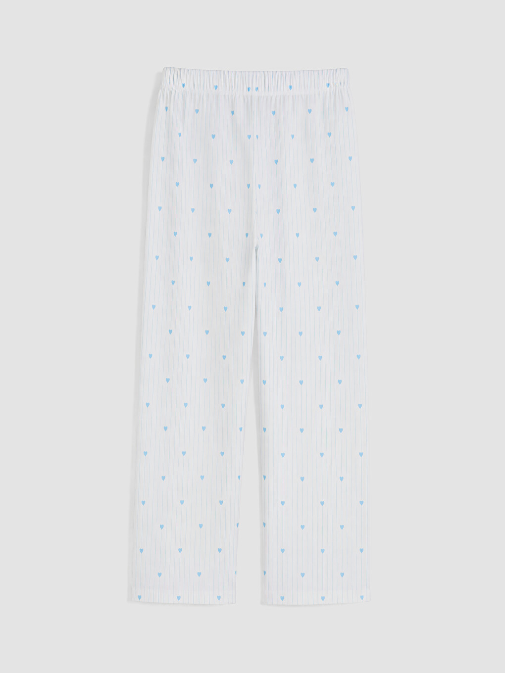 Mavi Gömlek Yaka Uzun Kollu Kız Çocuk Pijama Takımı-6