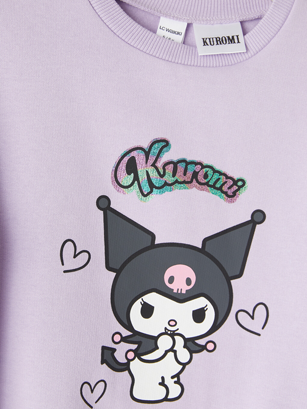 Hanorac Gros Imprimat Kuromi Pentru Fete-2