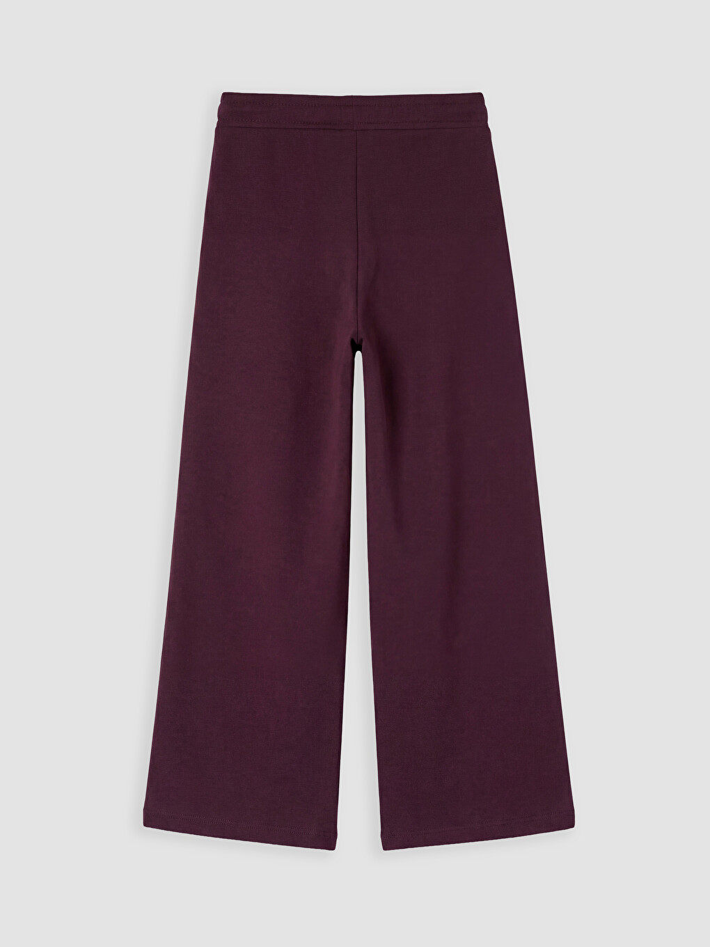 Mürdüm Beli Lastikli Kız Çocuk Geniş Paça Eşofman Altı-2