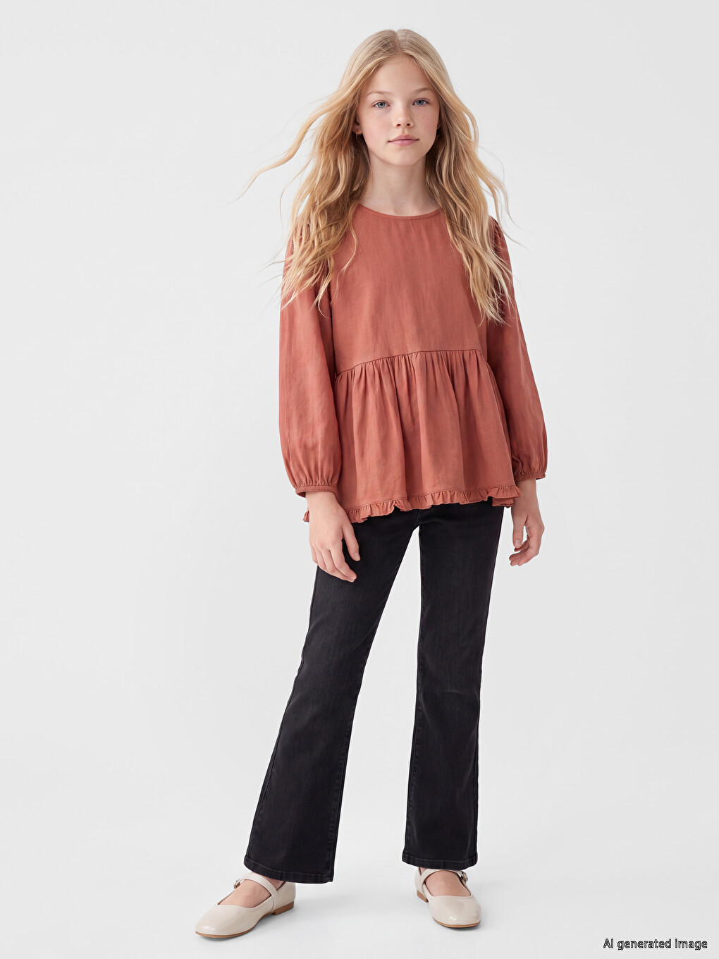 Flare Girls' Jeans-1